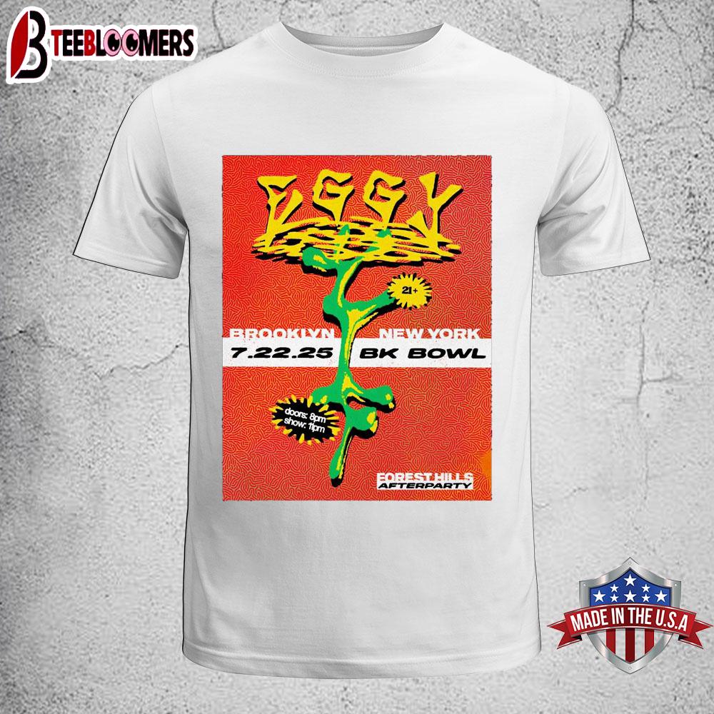 Eggy Brooklyn Bowl, Brooklyn, NY July 22 2025 Tour Unisex T-Shirt