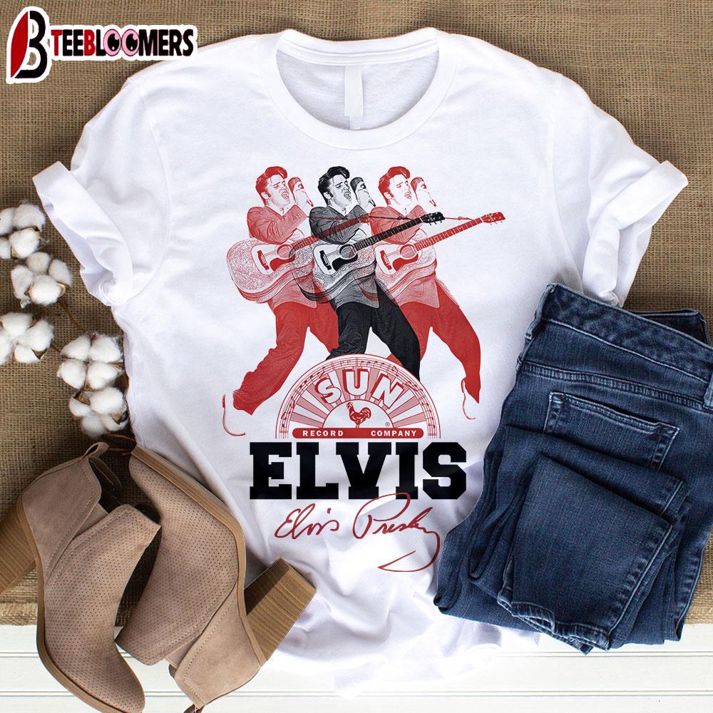 Elvis Presley Music Pattern Unisex T-Shirt For Fans