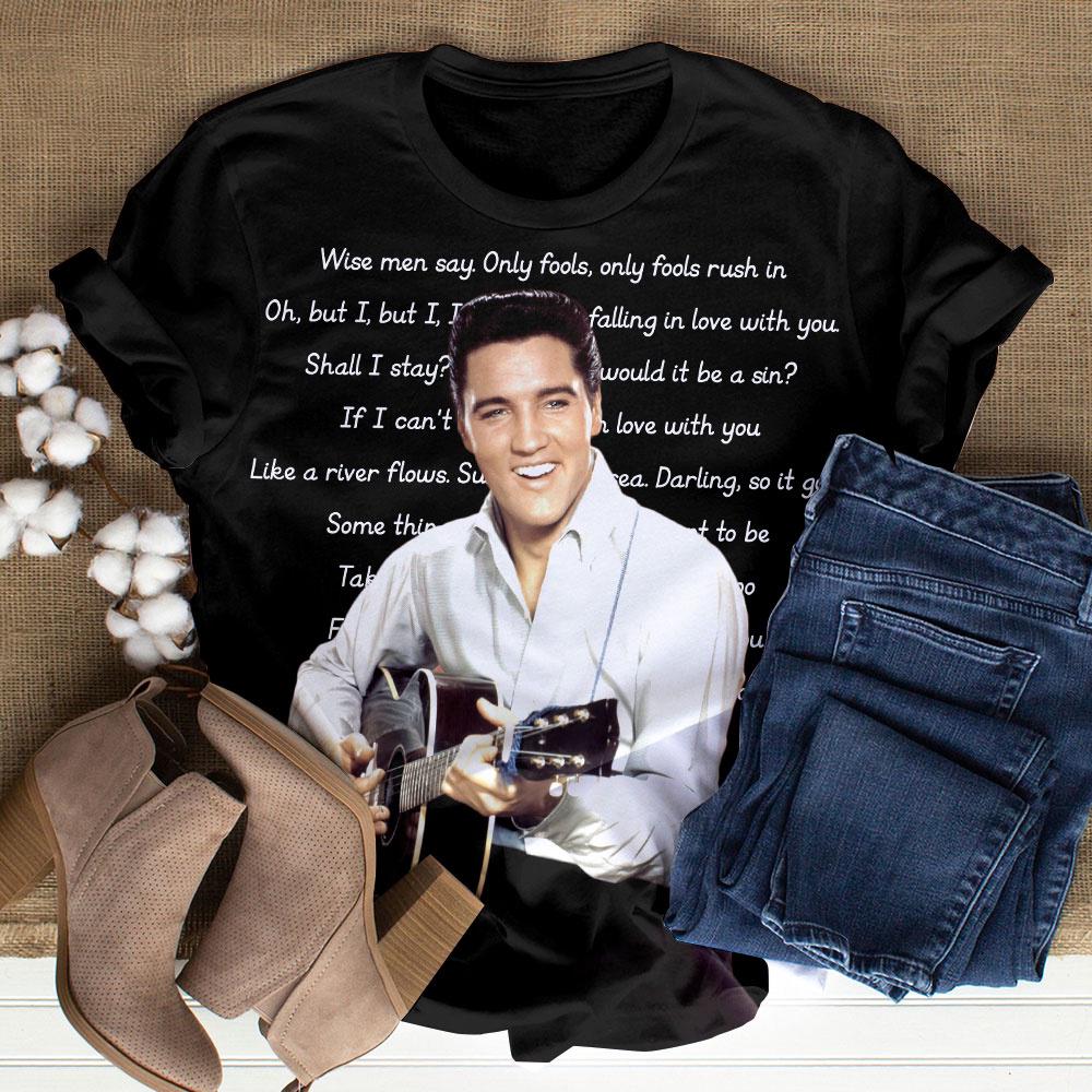 Elvis Presley Time Unisex T-Shirt For Fans