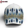 Feather Slim Blue White Baseball Cap Gift For Adults