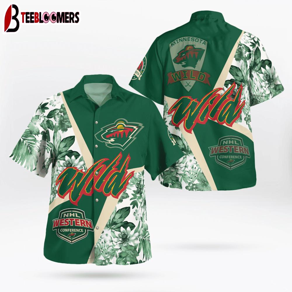 Floral Victory Minnesota Wild Summer Hawaiian Shirt