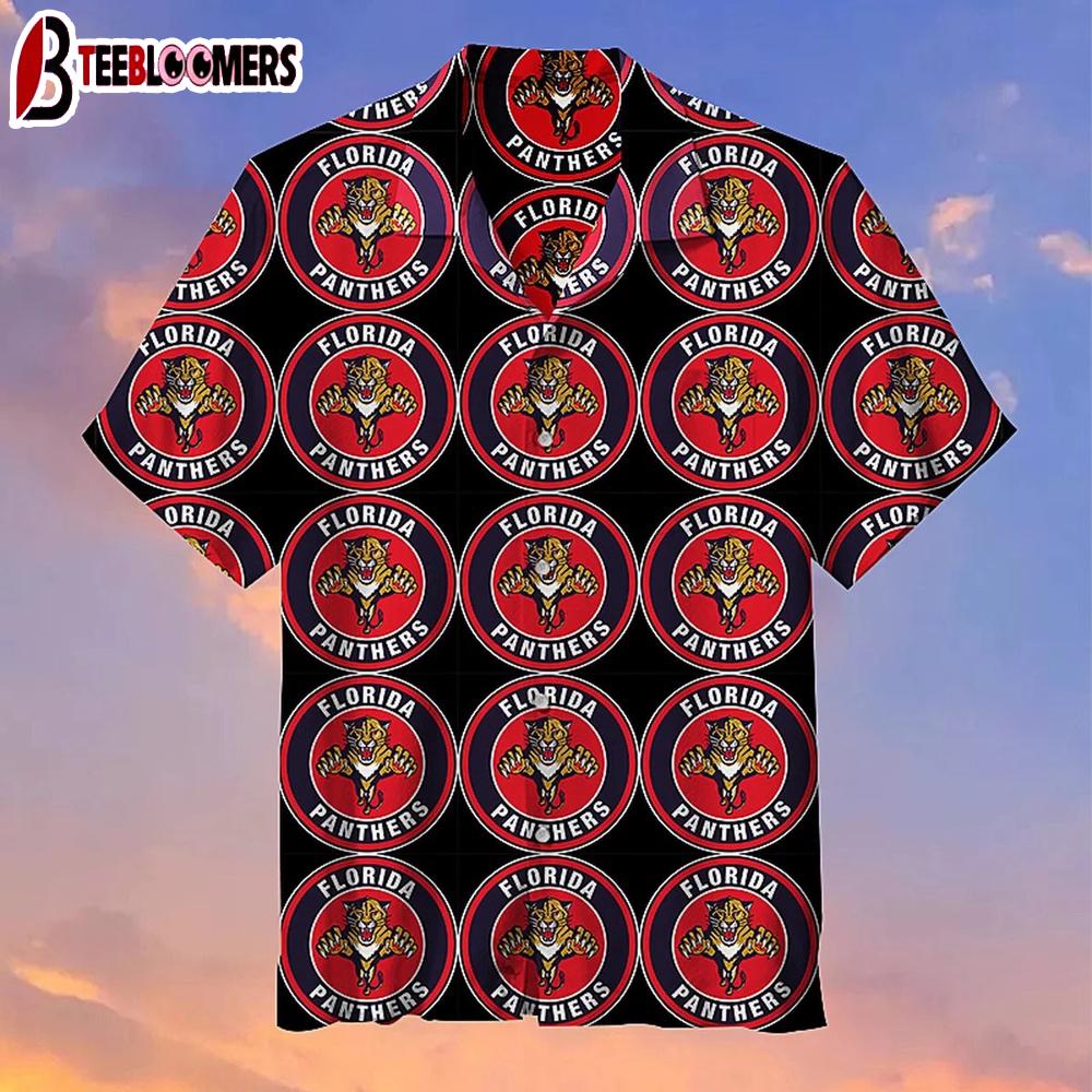 Florida Panthers Bold Logo Summer Hawaiian Shirt