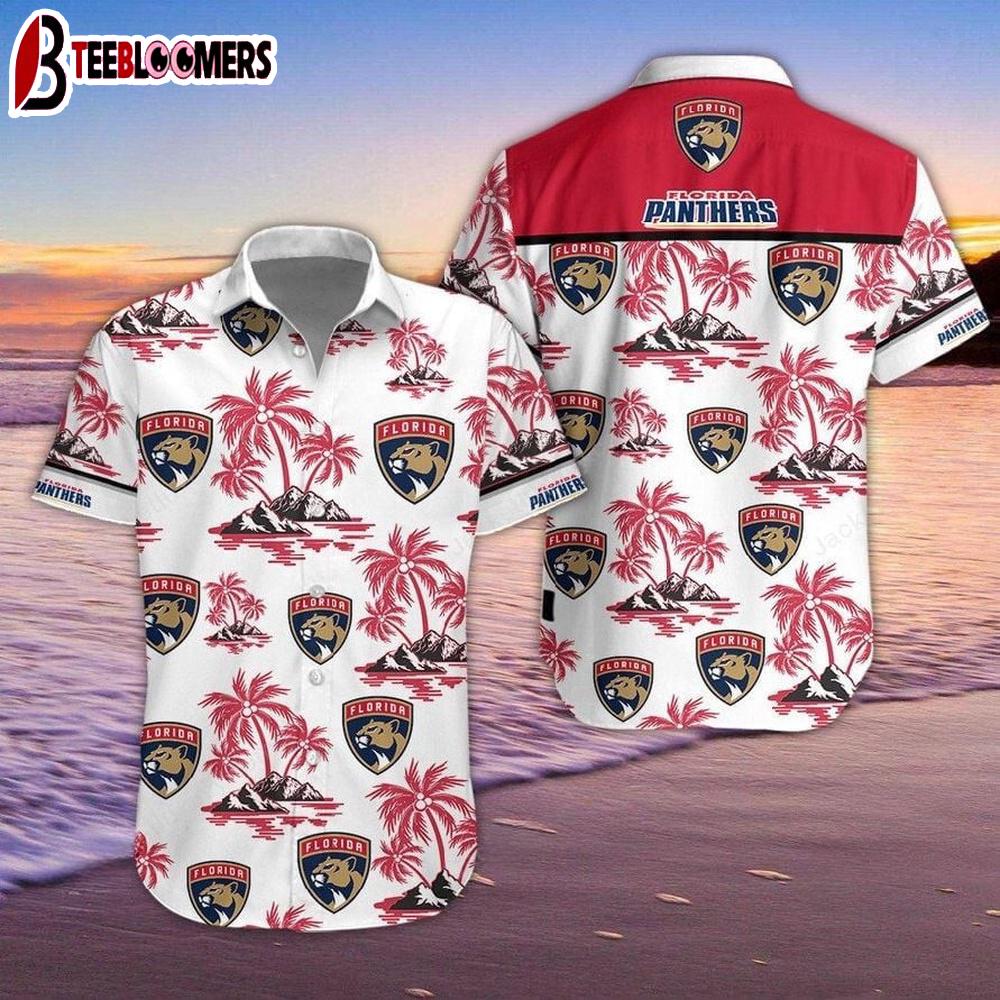 Florida Panthers Tropical Paradise Summer Hawaiian Shirt