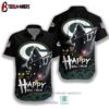 Green Bay Packers Halloween Grim Reaper Tropical Hawaiian Shirt