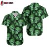 Green Bay Packers Mystery Skull And Flower Hawaiian Shirt For Fans