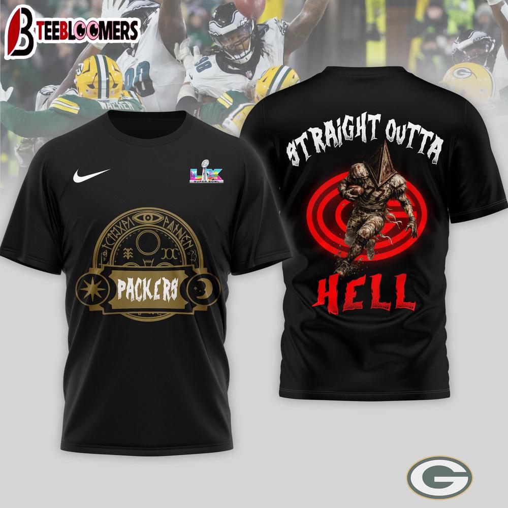 Green Bay Packers NFL 2026 Super Bowl x Silent Hill 3D Shirt For Fans