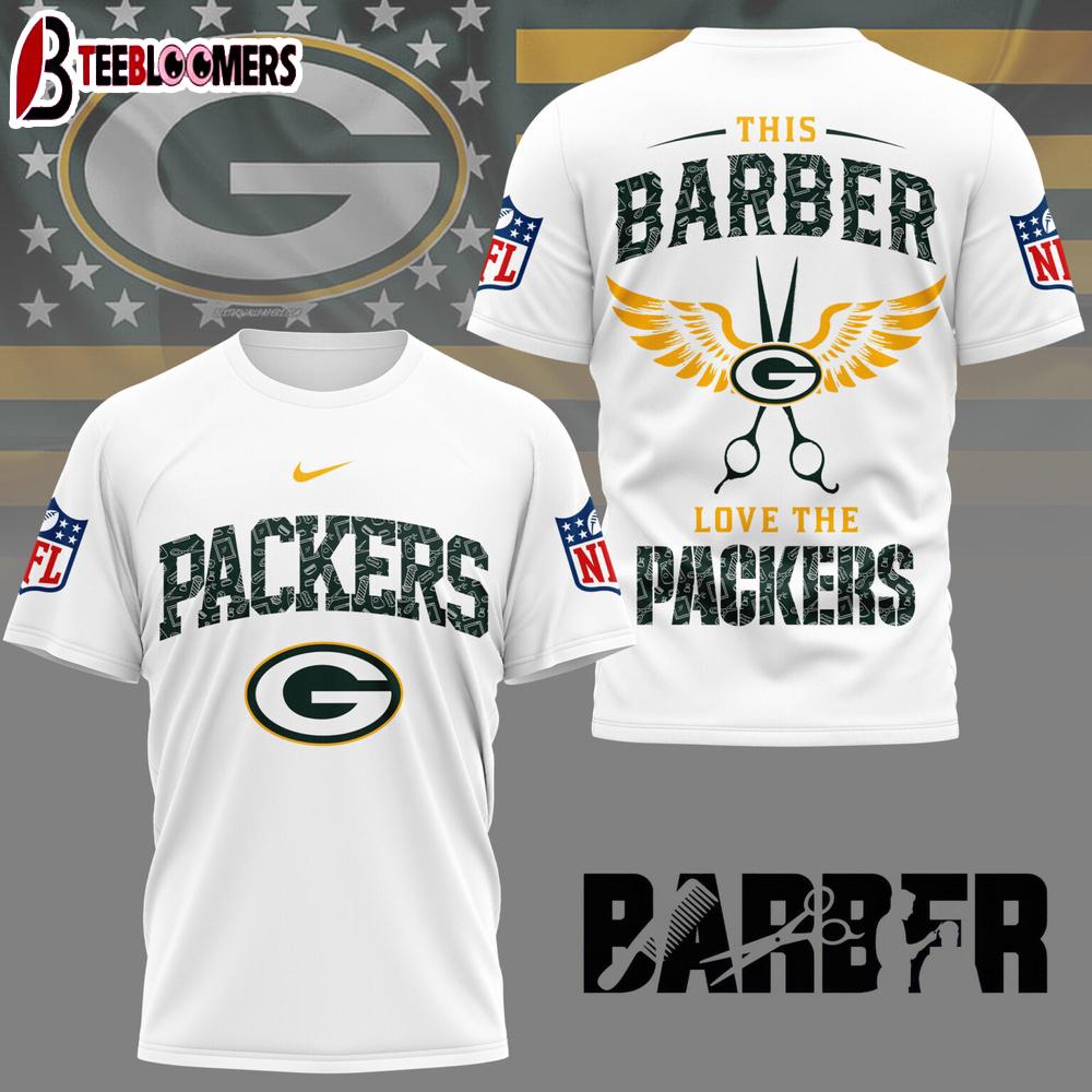 Green Bay Packers NFL Barber 3D Shirt For Fans