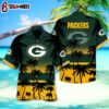 Green Bay Packers NFL HAWAIIAN SHIRT & SHORT 3D FOR FANS 01