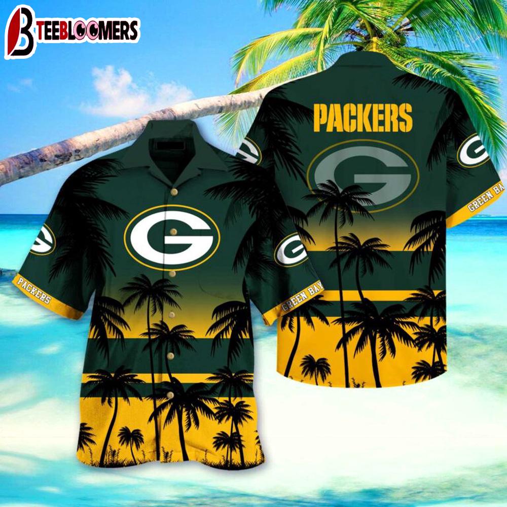 Green Bay Packers NFL HAWAIIAN SHIRT & SHORT 3D FOR FANS 01