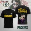 Green Bay Packers NFL Joker Why So Serious 3D T-Shirt For Fans