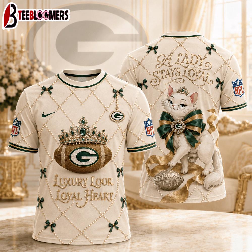 Green Bay Packers NFL Marie Luxury Game Day 3D T-Shirt