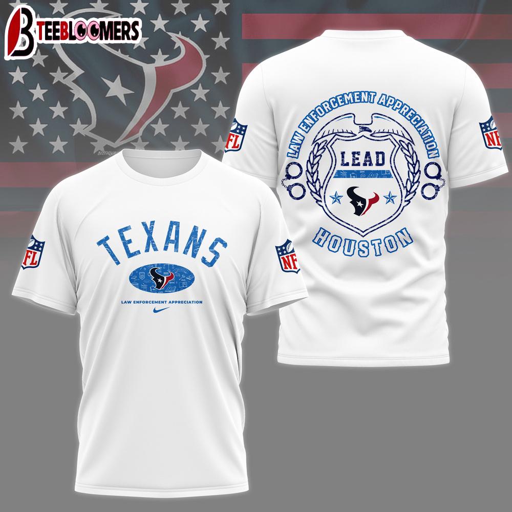 Houston Texans Law Appreciation Month 3D T-Shirt