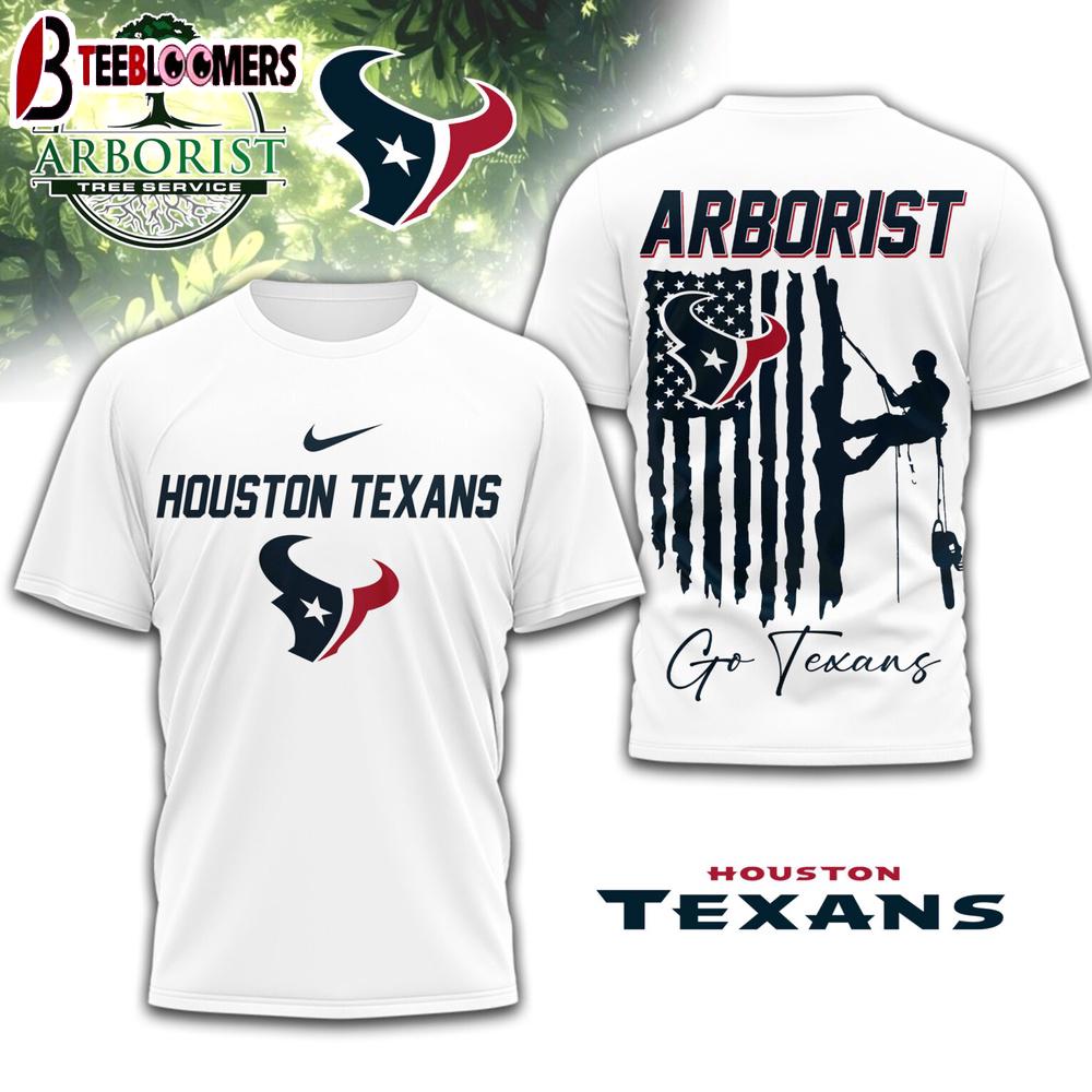 Houston Texans NFL Arborist 3D Shirt For Fans
