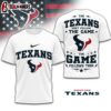 Houston Texans NFL Rule The Field 3D T-Shirt For Fans