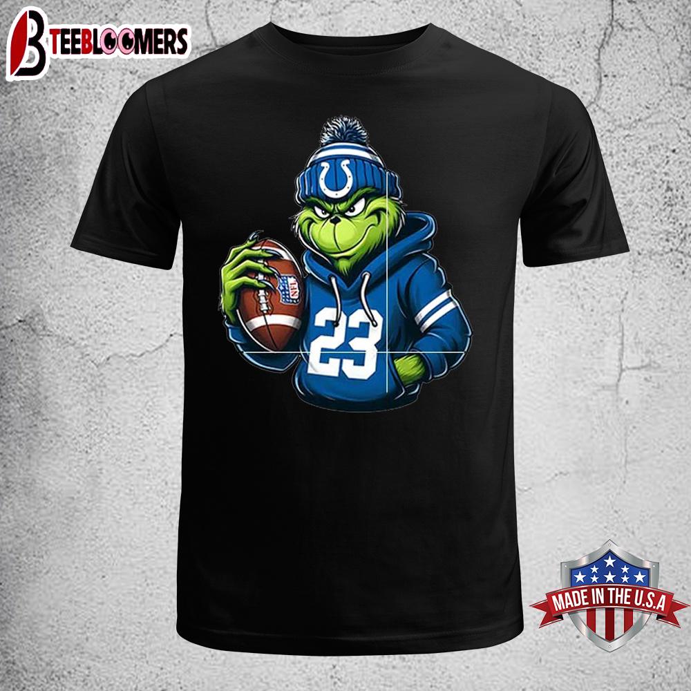 Indianapolis Colts Grinch Christmas Unisex T-Shirt