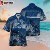 Indianapolis Colts Island Palm Hawaiian Shirt