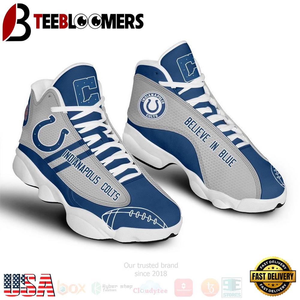 Indianapolis Colts NFL Air Jordan 13 Shoes 2 - Gift For Fans