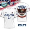 Indianapolis Colts NFL Department Of War 3D T-Shirt