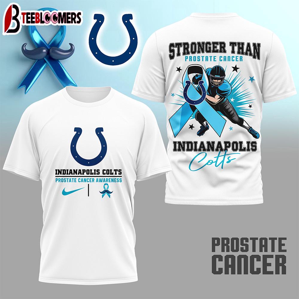 Indianapolis Colts NFL Prostate Cancer Awareness Month 3D Shirt