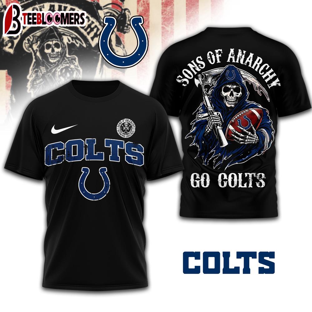 Indianapolis Colts NFL Sons of Anarchy 3D T-Shirt