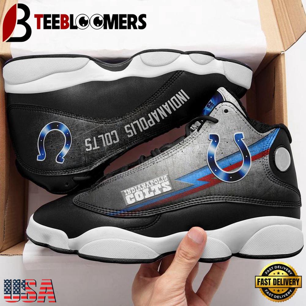 Indianapolis Colts NFL Ver 3 Air Jordan 13 Sneaker - Gift For Fans