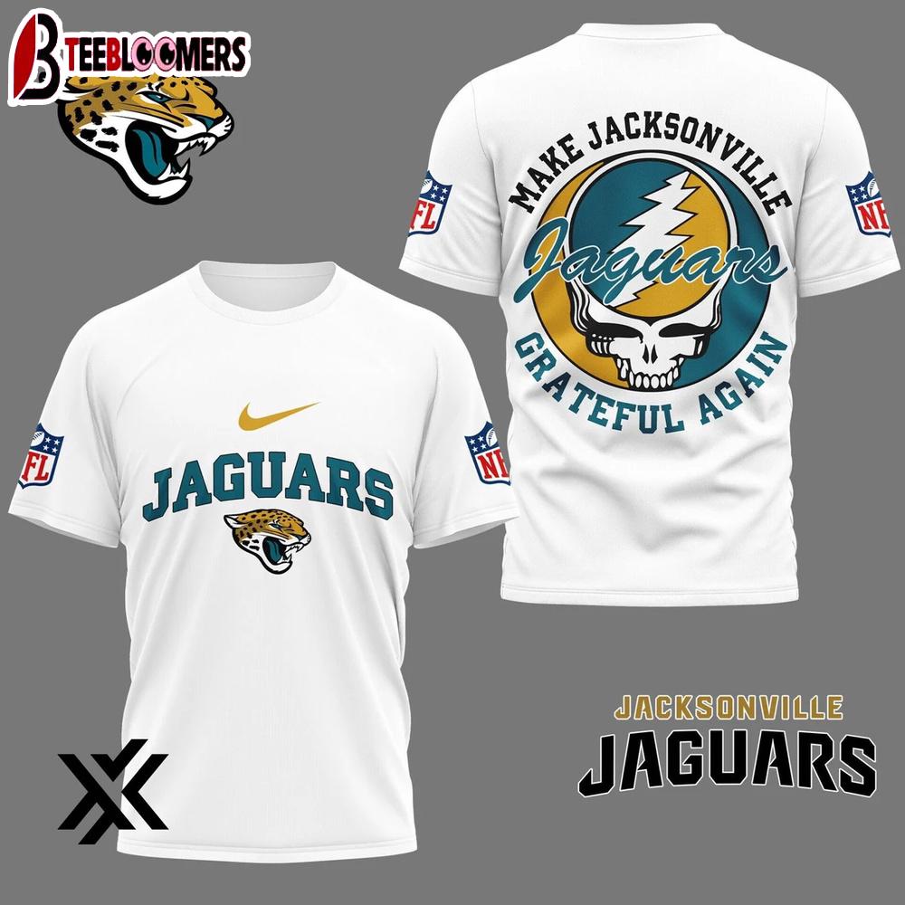 Jacksonville Jaguars Grateful Game Day 3D Shirt Gift For Fans