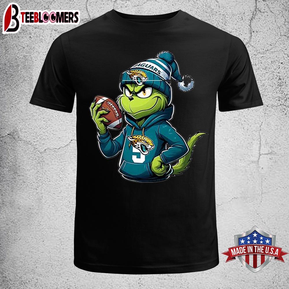 Jacksonville Jaguars Grinch Christmas Unisex T-Shirt