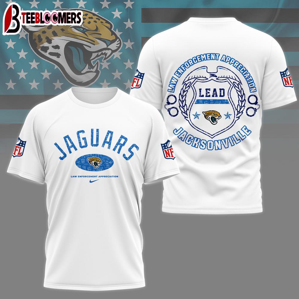 Jacksonville Jaguars Law Appreciation Month 3D T-Shirt