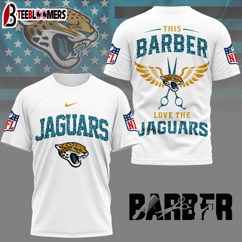 Jacksonville Jaguars NFL Barber 3D Shirt For Fans