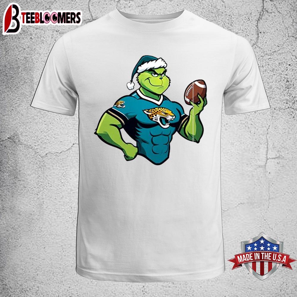 Jacksonville Jaguars NFL Grinch Christmas Unisex T-Shirt