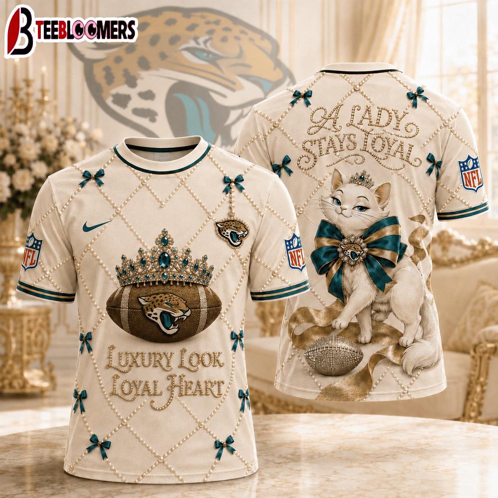 Jacksonville Jaguars NFL Marie Luxury Game Day 3D T-Shirt