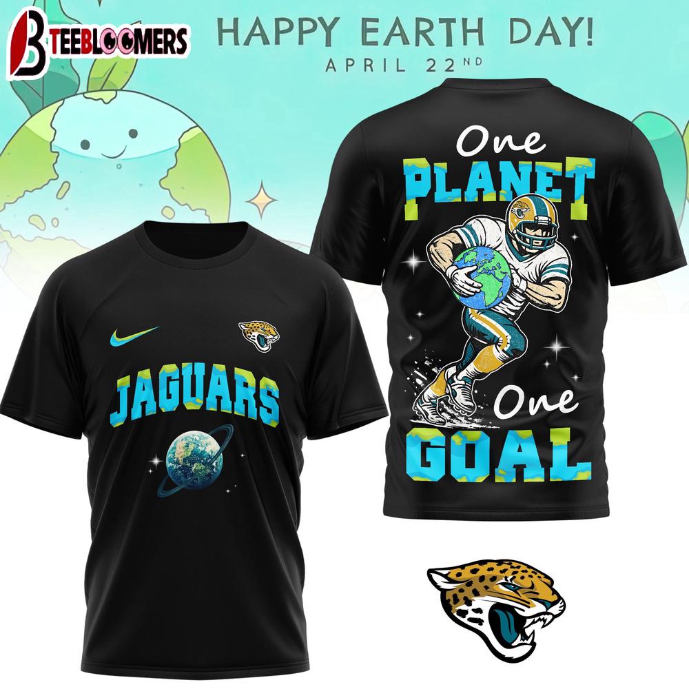 Jacksonville Jaguars NFL x Earth Day 3D T-Shirt For Fans