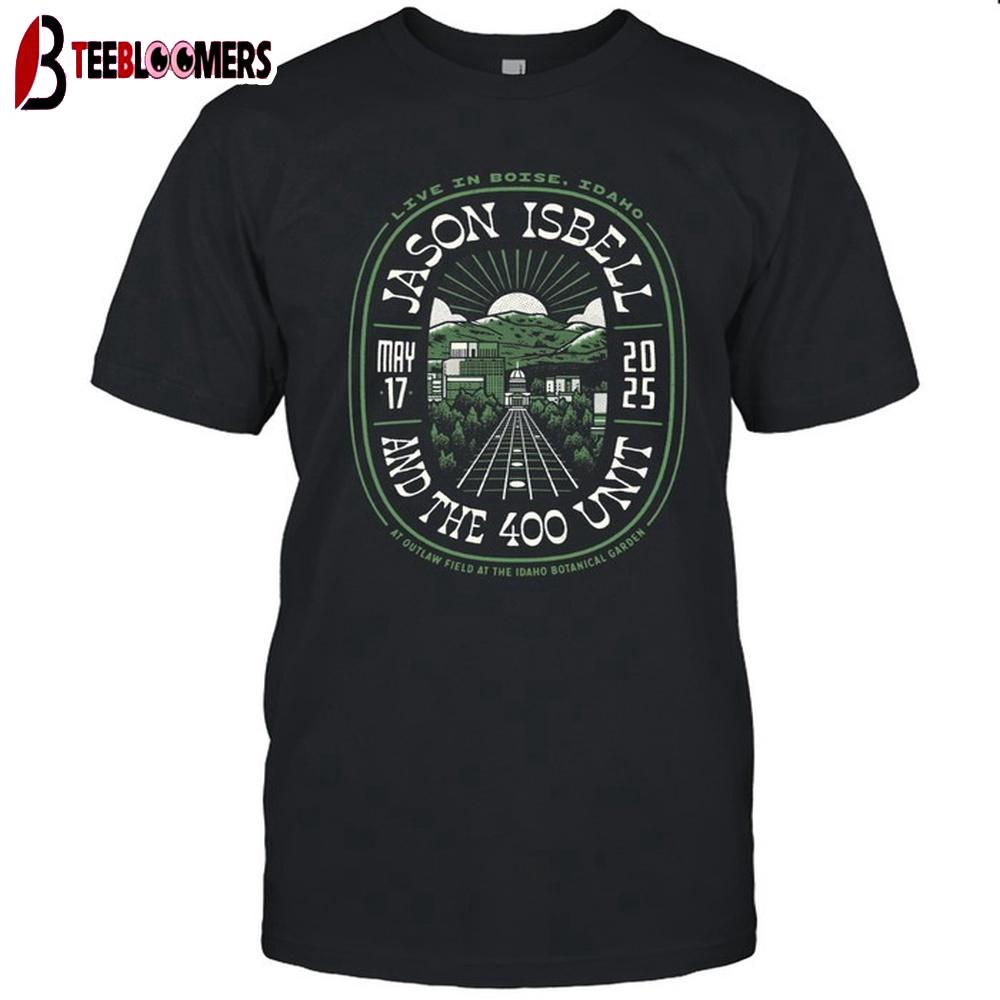 Jason Isbell And The 400 Unit Outlaw Field At The Idaho Botanical Garden Boise, ID Unisex T-Shirts