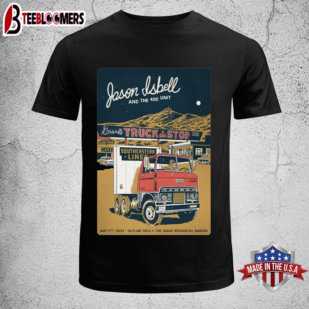 Jason Isbell And The 400 Unit Outlaw Field at the Idaho Botanical Unisex T-Shirt
