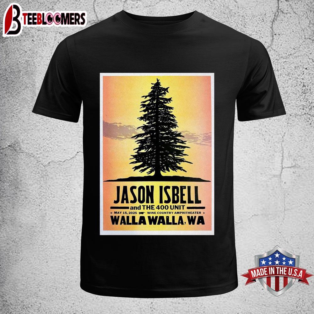 Jason Isbell And The 400 Wine Country Amphitheater Walla Walla, WA May 15 2025 Unisex T-Shirt