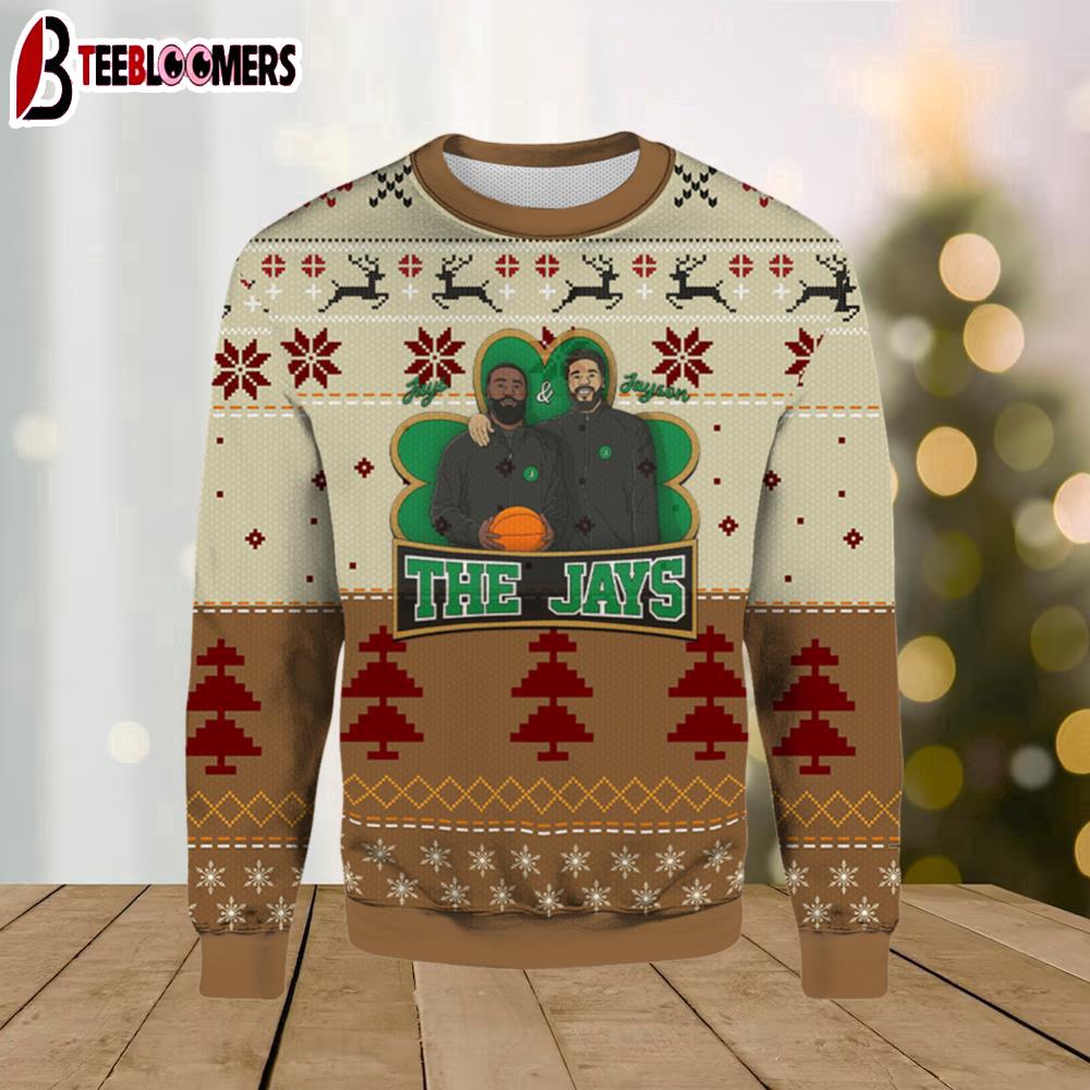Jayson Tatum and Jaylen Brown Celtics Ugly Sweater