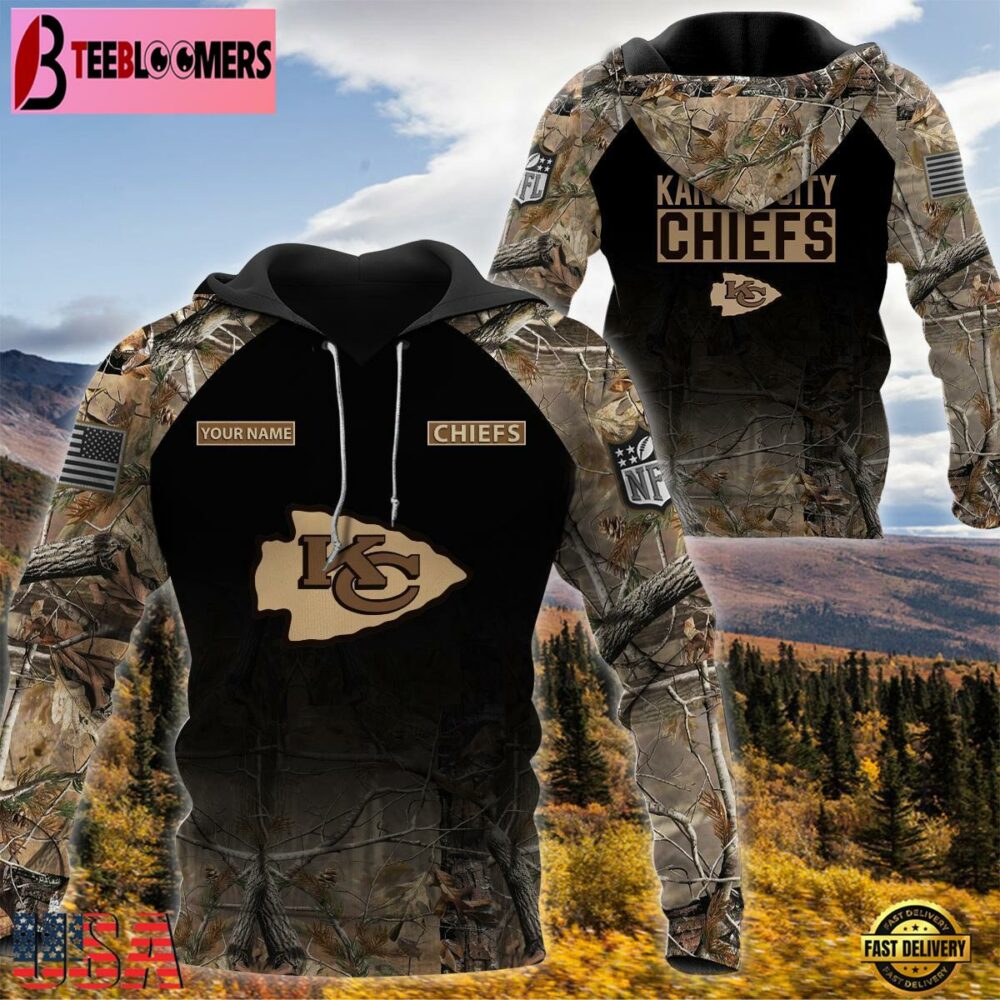Kansas City Chiefs Hunting Camo Hoodie
