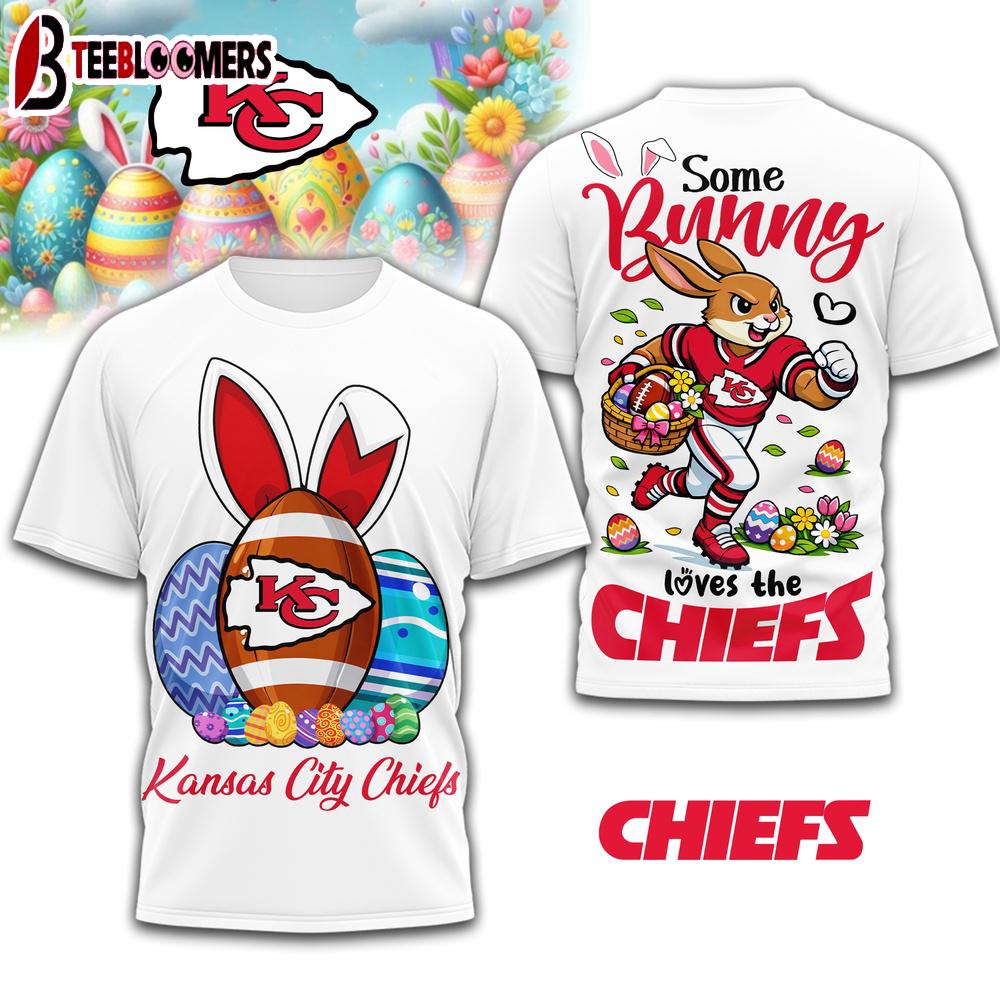 Kansas City Chiefs NFL Easter Day 3D Shirt For Fans