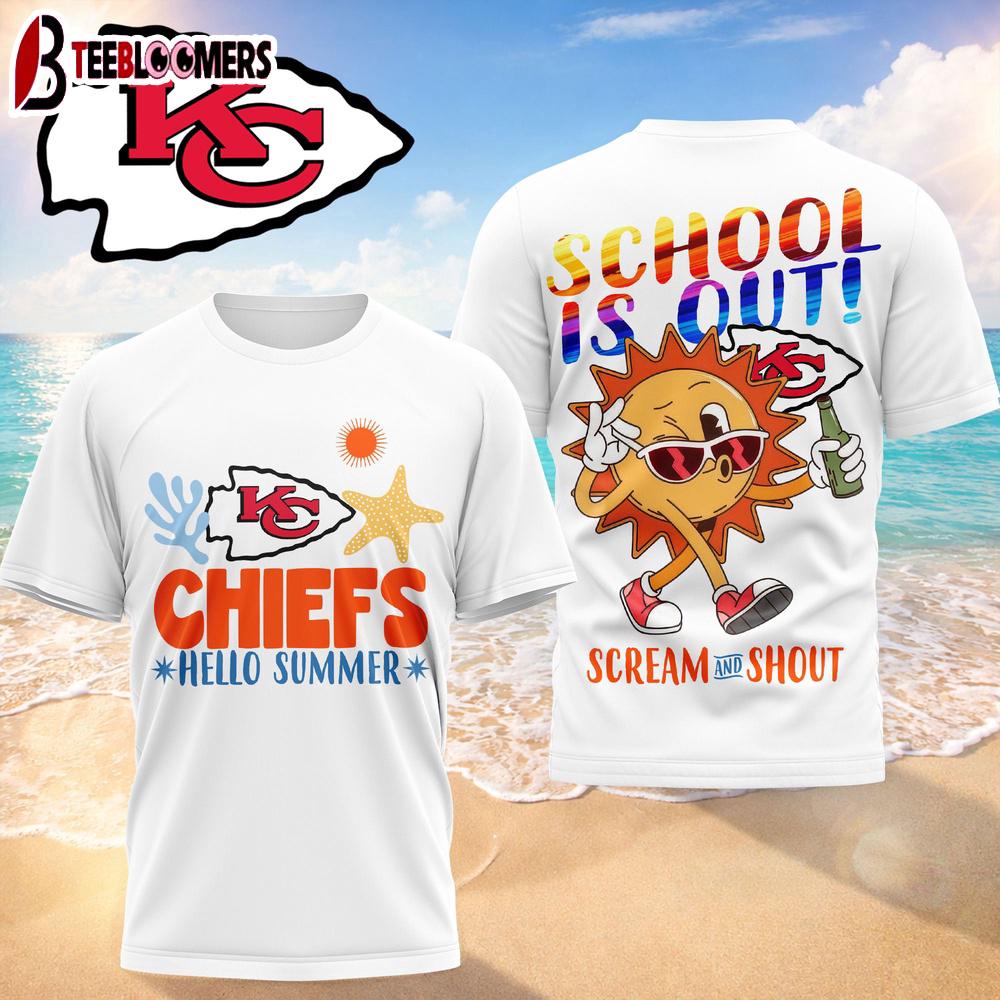 Kansas City Chiefs NFL Hello Summer 3D T-Shirt
