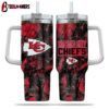 Kansas City Chiefs NFL Hunting Tumbler 40Oz Handle