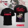 Kansas City Chiefs NFL Joker Why So Serious 3D T-Shirt For Fans