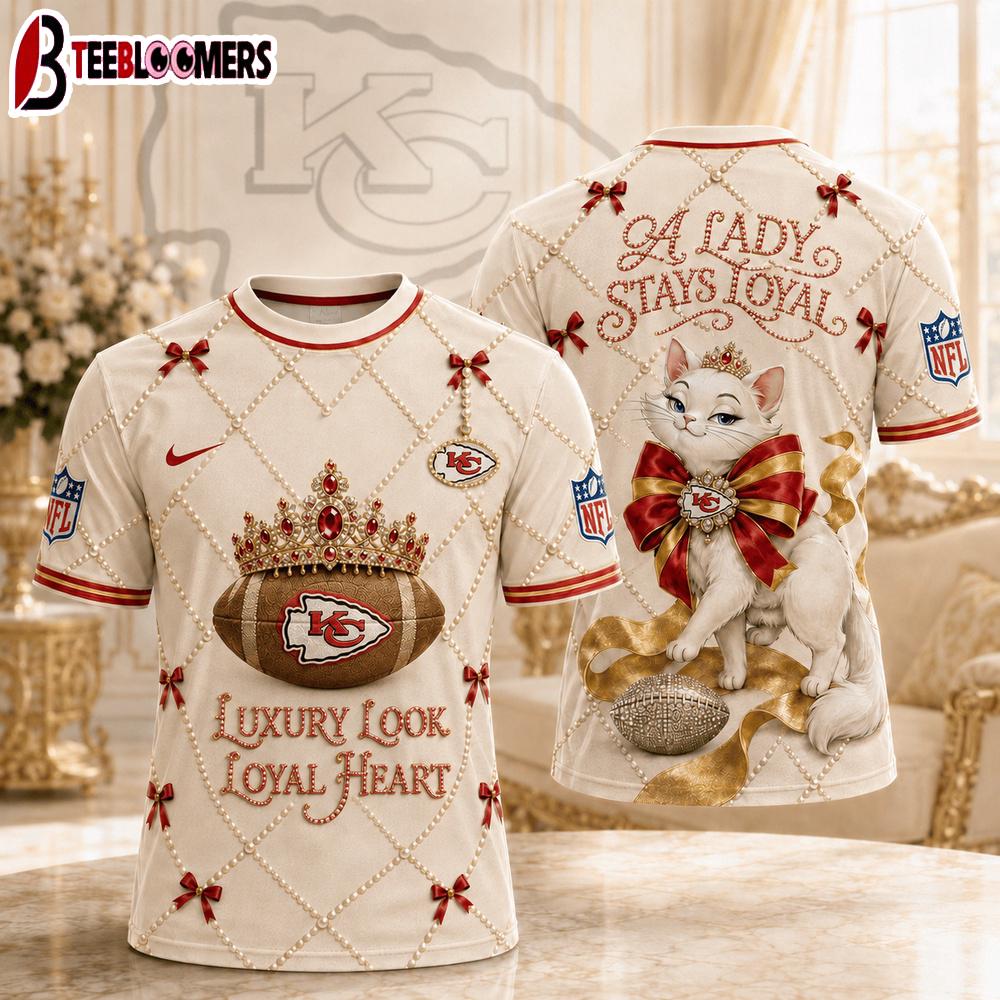 Kansas City Chiefs NFL Marie Luxury Game Day 3D T-Shirt