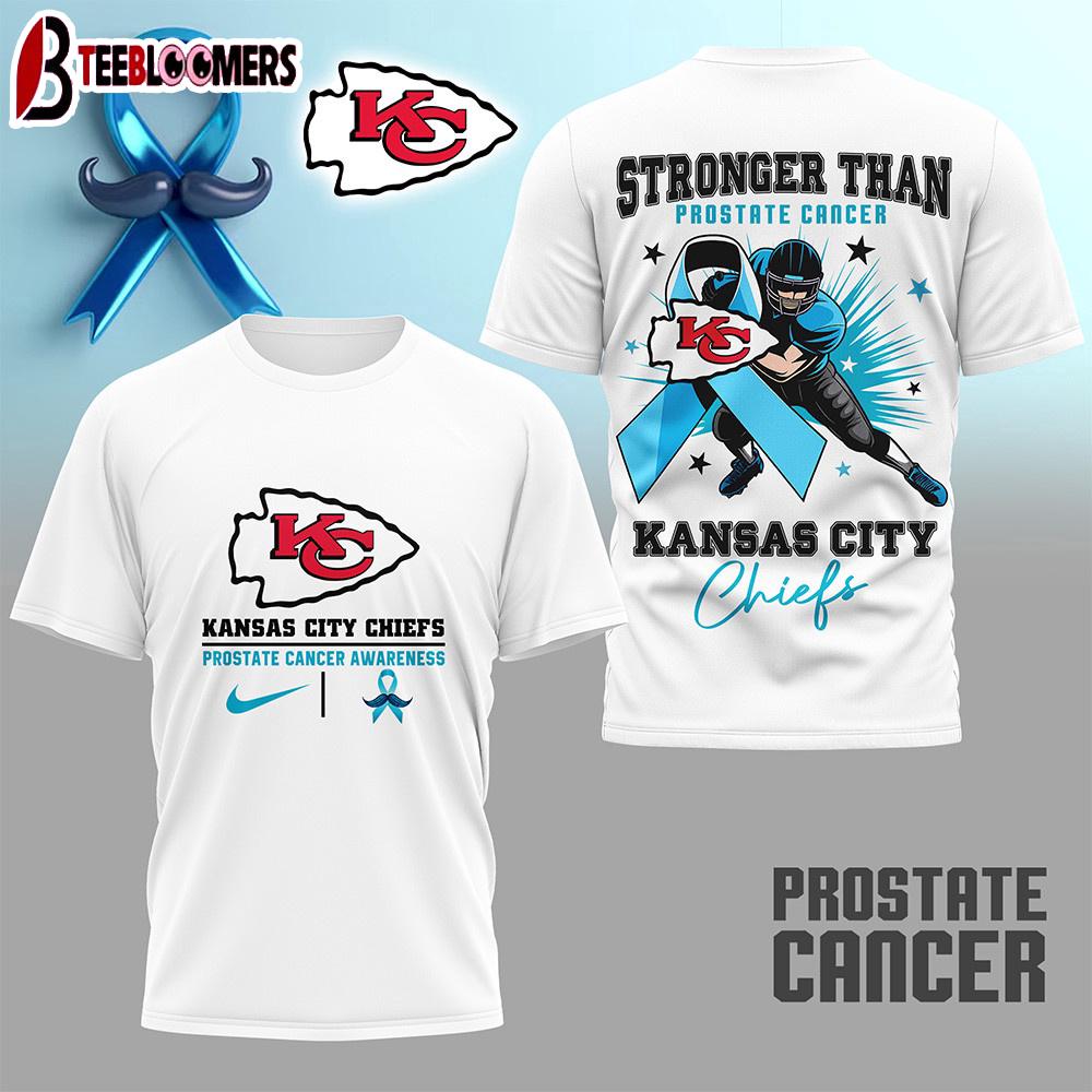 Kansas City Chiefs NFL Prostate Cancer Awareness Month 3D Shirt