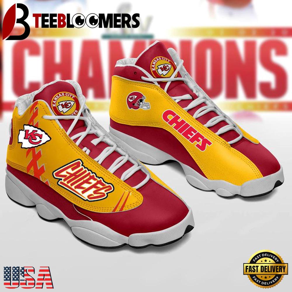 Kansas City Chiefs NFL Ver 2 Air Jordan 13 Sneaker - Gift For Fans