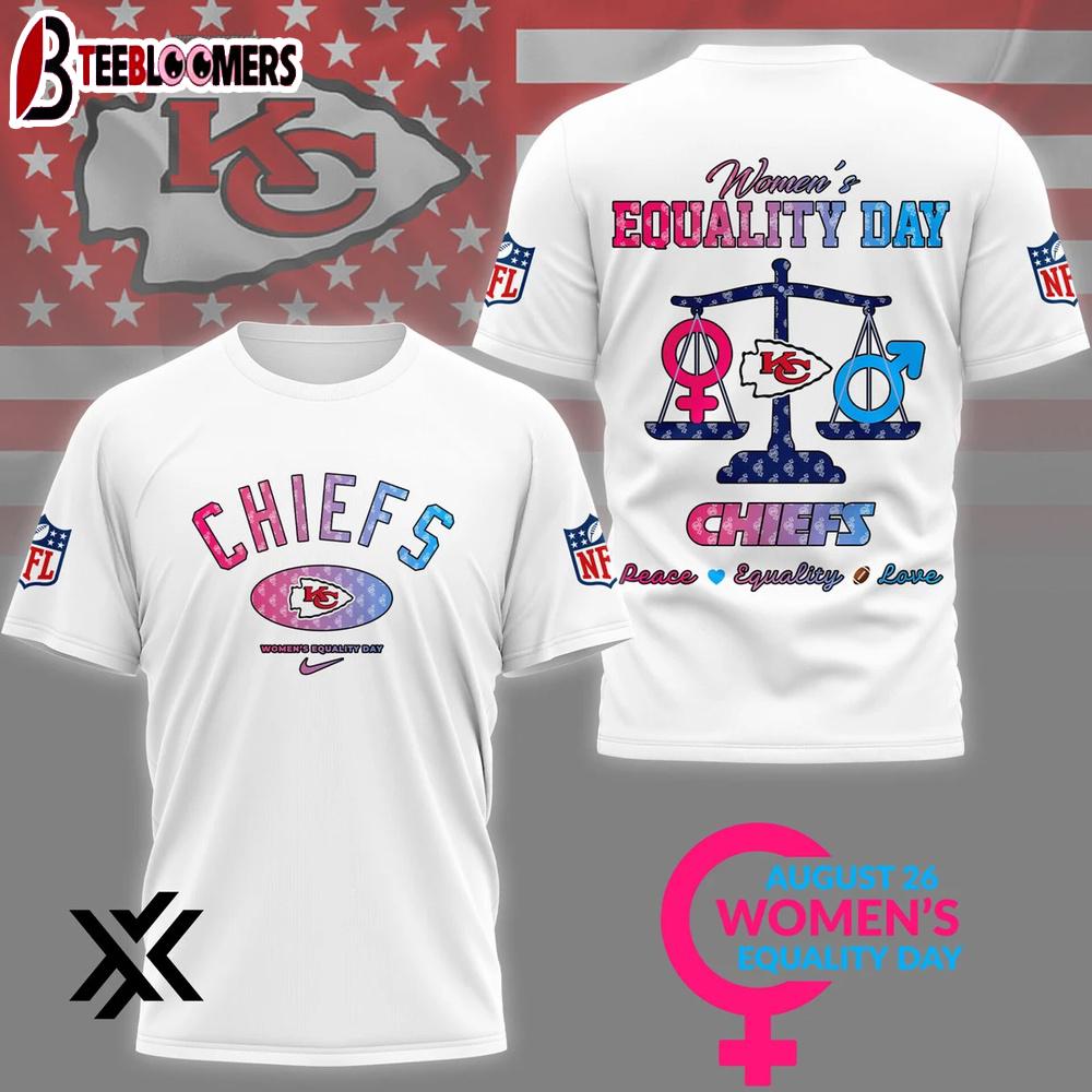 Kansas City Chiefs Women’s Equality Day 3D Shirt Gift For Fans