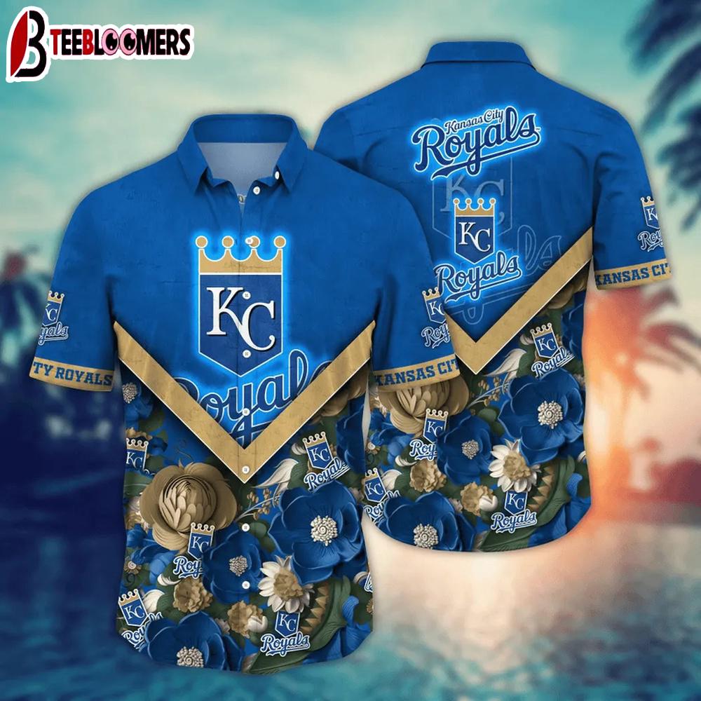 Kansas City Royals Blue & Gold Royal Summer Hawaiian Shirt