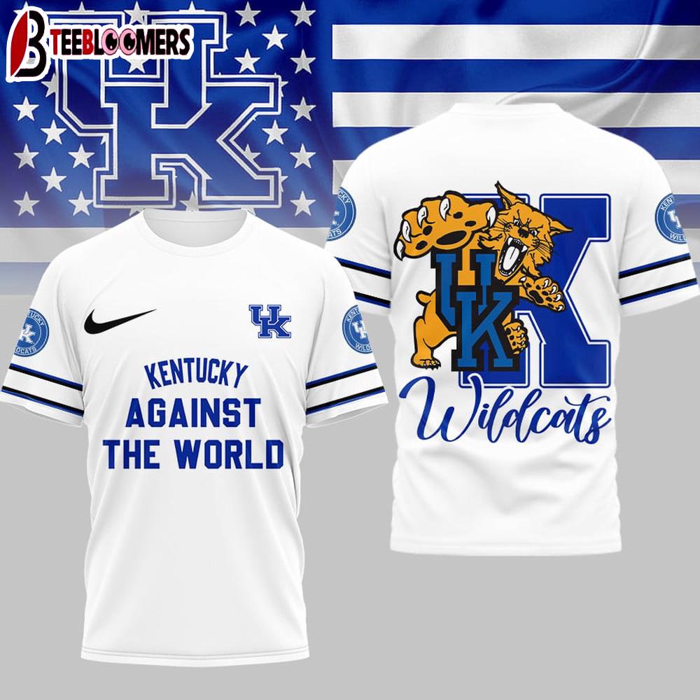 Kentucky Wildcats NCAA My Team Against The World 3D Shirt For Fans