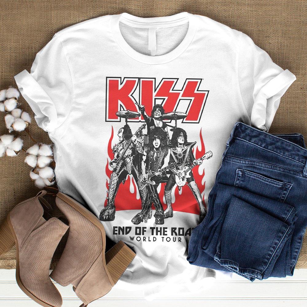 Kiss Band Pattern Unisex T-Shirt For Fans
