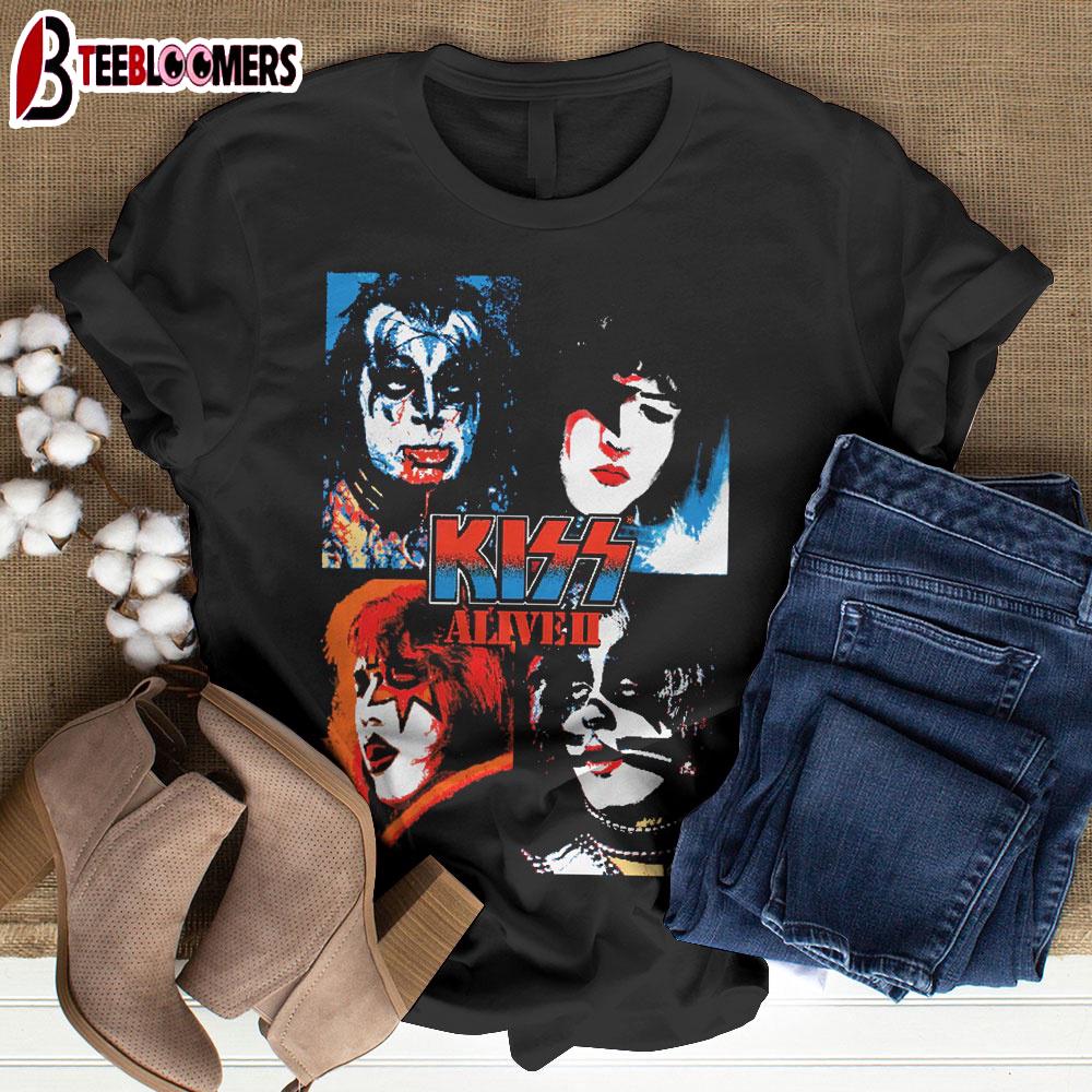 Kiss Band Pattern Unisex T-Shirt For Fans