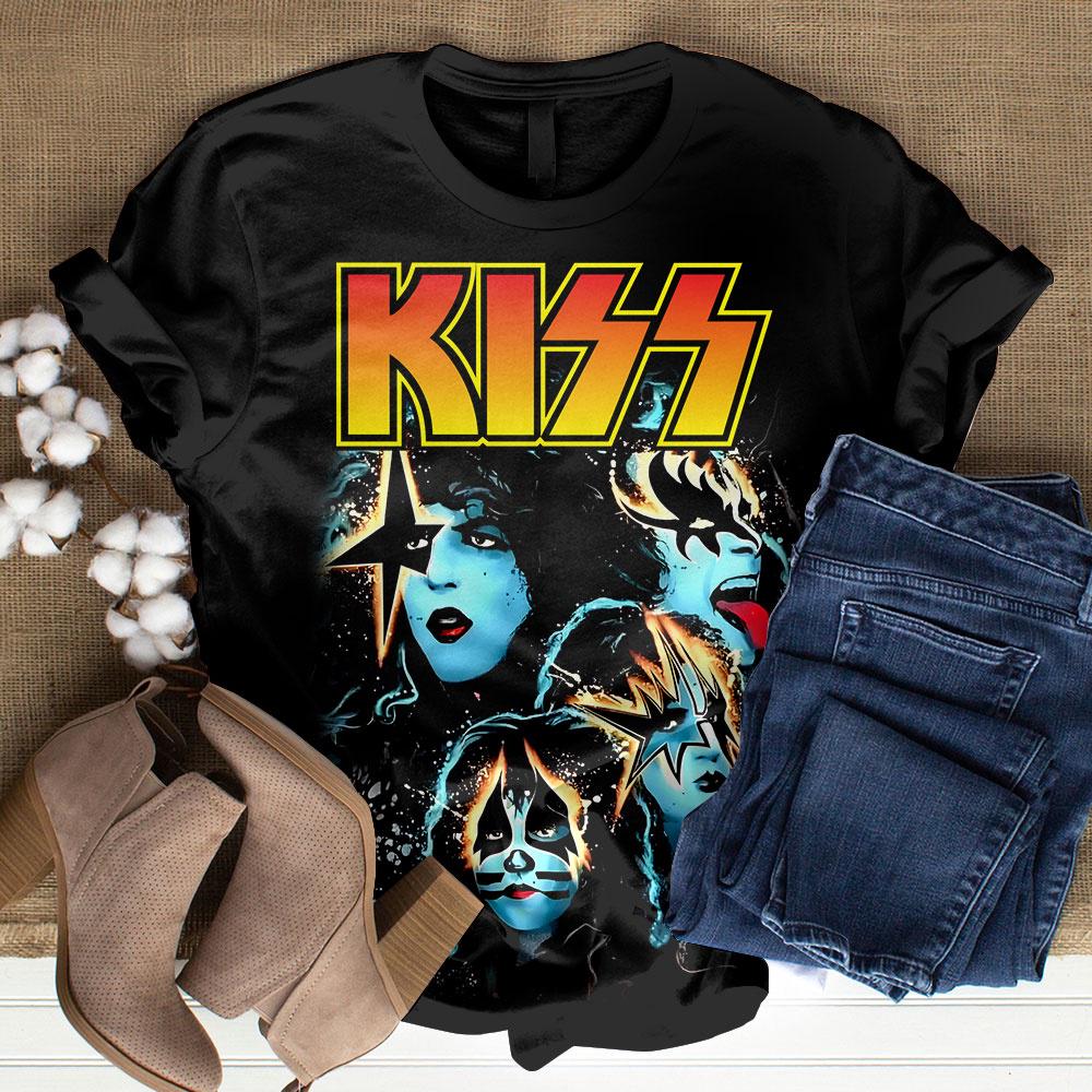 Kiss Music Band Unisex T-Shirt For Fans